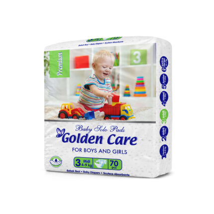 GOLDEN SCUTECE PT COPII MİDİ NR 3 (4-9KG) 70 BUC