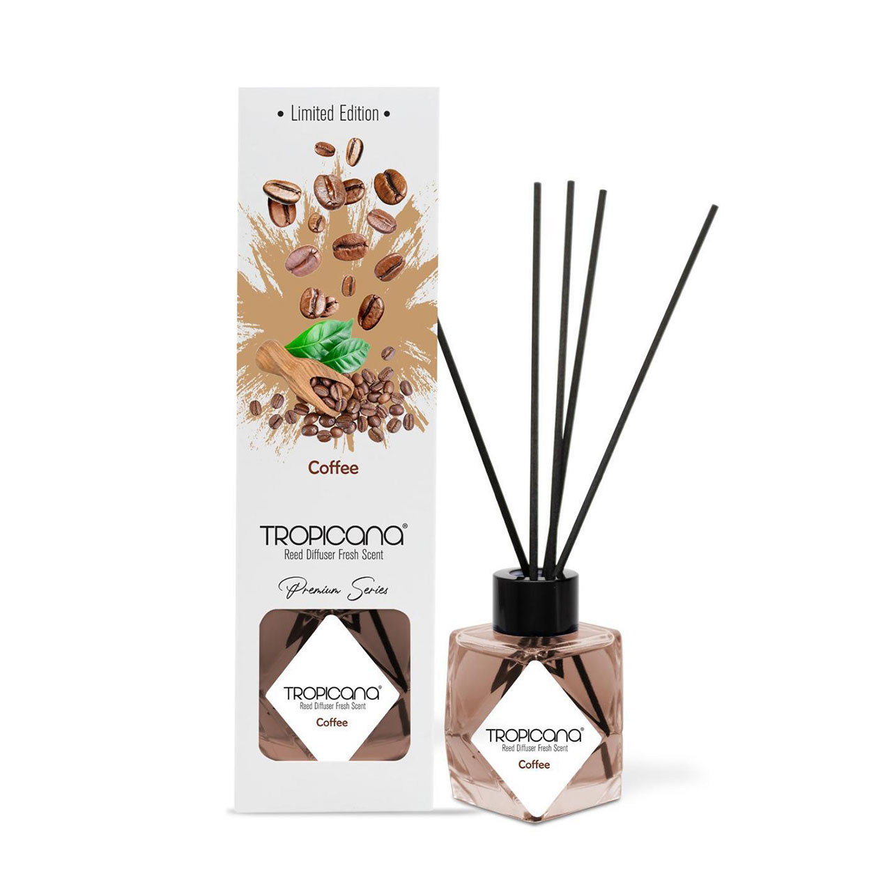 coffee ODORIZANT CU BETISOARE TROPICANA COFFEE 100ML - imagine 1